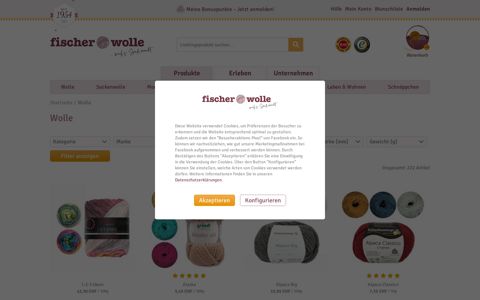 Wolle & Garne günstig online kaufen bei Fischer Wolle