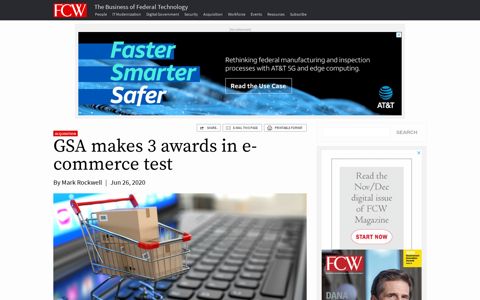 GSA makes 3 awards in e-commerce test -- FCW