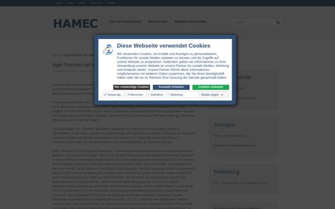 login finanzen net webtrading - HAMEC