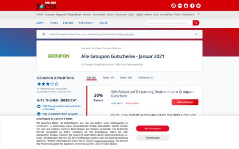 30% Groupon Gutschein + 90% Rabatt | Dezember 2020 ...