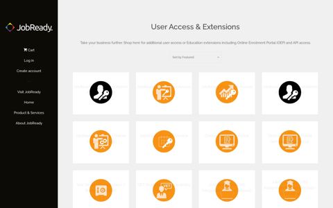 User Access & Extensions – JobReady - JobReady Store