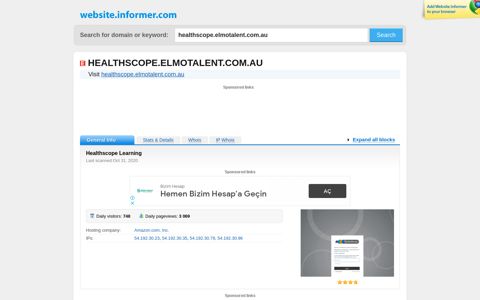 healthscope.elmotalent.com.au at WI. Healthscope Learning