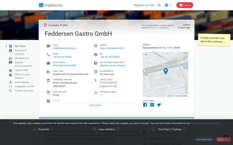 Feddersen Gastro GmbH | Implisense