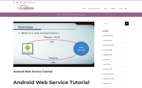 Android Web Service Tutorial – Code Bridge Plus