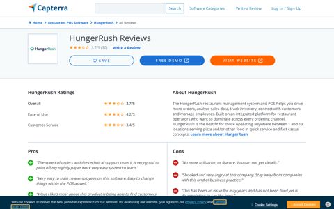 HungerRush Reviews 2020 - Capterra