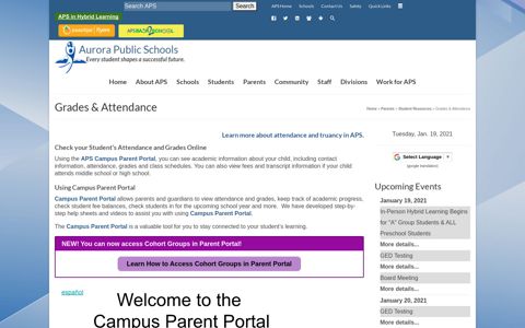 Grades & Attendance – Aurora Public Schools