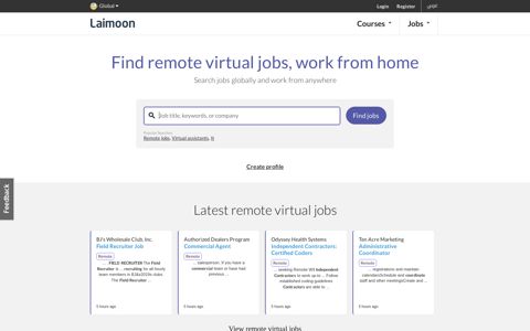 Laimoon.com: Find remote virtual jobs, work from home ...