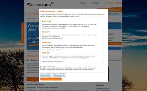 Online-Banking - Levo-Bank