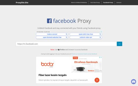 Facebook Proxy | Web Proxy to Unblock Facebook
