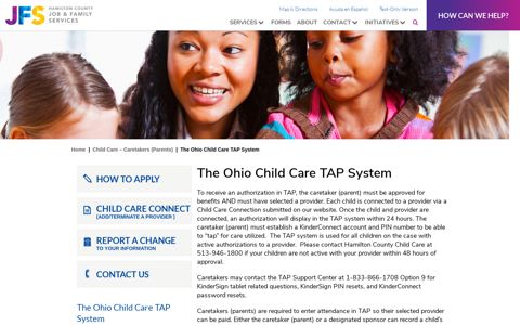 The Ohio Child Care TAP System - Hamilton County Job ...