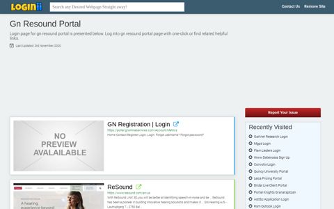 Gn Resound Portal - Loginii.com