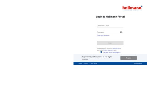 Hellmann Worldwide Logistics | Login