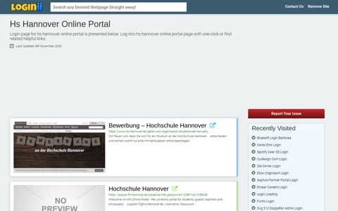 Hs Hannover Online Portal - Loginii.com