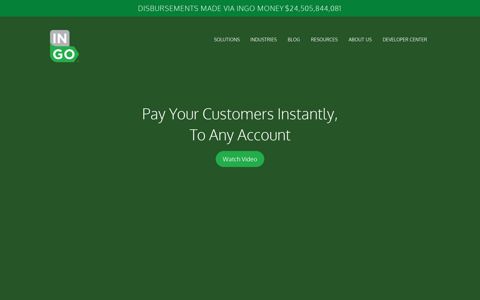 Ingo Money Enterprise | Pay Your Customers Instantly, To Any ...
