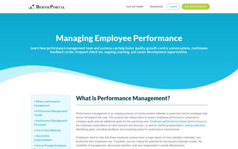 Performance Management Tool | Conduct Performance ...