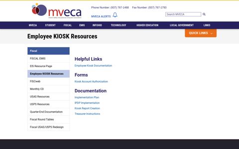 Employee KIOSK Resources - mveca