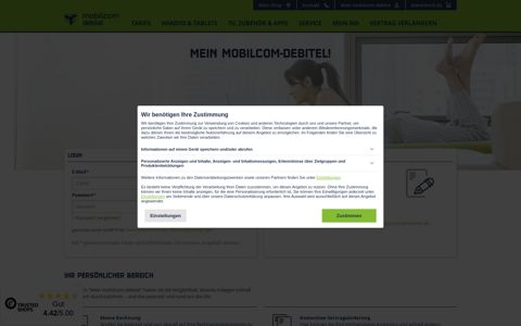 Online Service | mobilcom-debitel