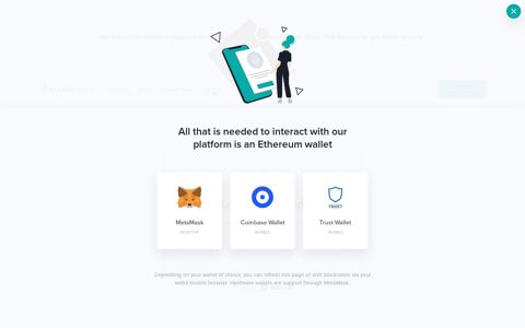 Login with your Ethereum wallet to view this page - Blockimmo