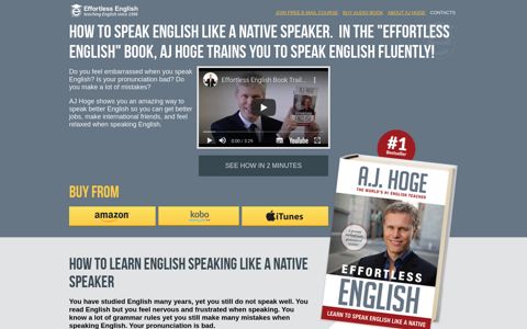 Effortless English: Learn to speak English Like a Native ...