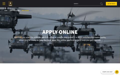 Apply Online: Online Enlistment Process | goarmy.com