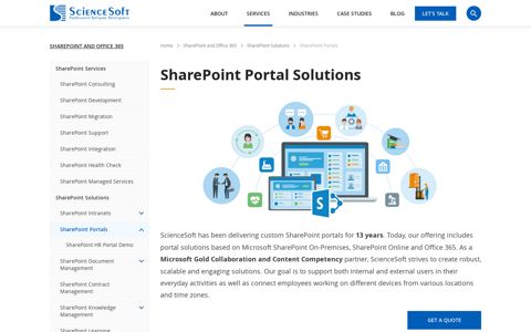 SharePoint Portal Development - ScienceSoft