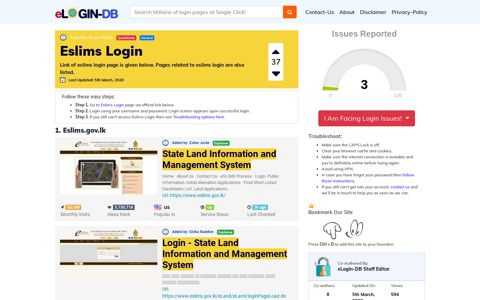 Eslims Login - A database full of login pages from all over the ...