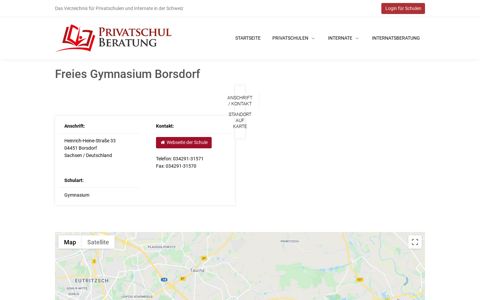 Freies Gymnasium Borsdorf Borsdorf Privatschule