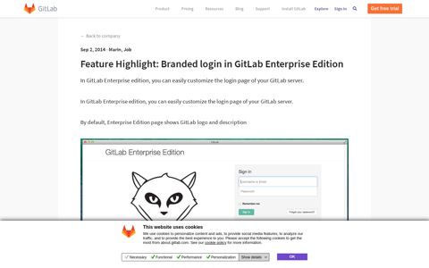 Feature Highlight: Branded login in GitLab Enterprise Edition ...