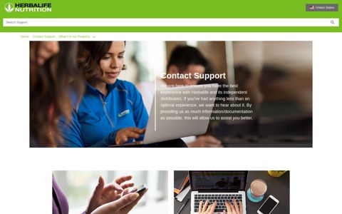 Contact Support - the Herbalife Nutrition Support Center