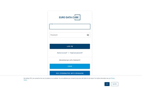 Login | Euro Data Cube