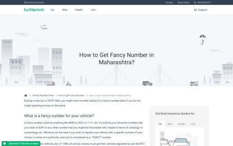 RTO Maharashtra Fancy Number: How to get Fancy Number ...