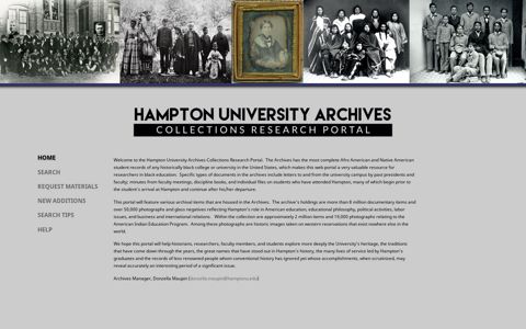 HAMPTON UNIVERSITY: Home