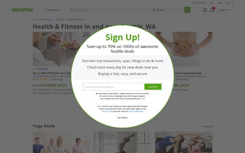 Health & Fitness in and near Seattle, WA - Groupon