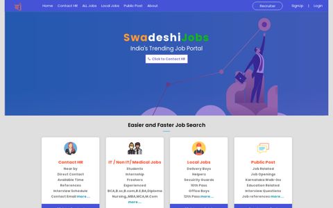 Swadeshijobs.com: India's Trending Job Portal | Direct HR ...