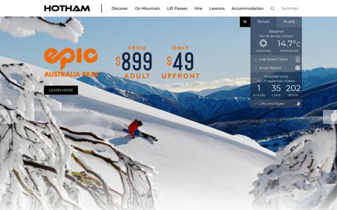 Hotham Alpine Resort - Mount Hotham - Official Website