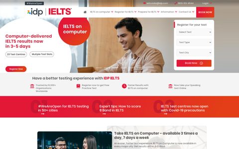 IELTS Exam Registration, Test Dates & Locations-IDP IELTS ...