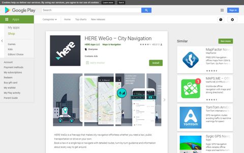 HERE WeGo – City Navigation - Apps on Google Play