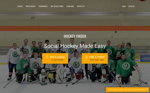 Hockey Finder: Fun, Friendly, Social Hockey for Everyone