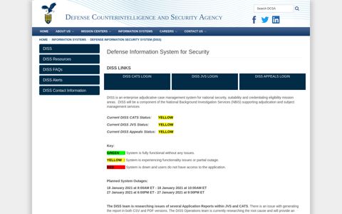 DISS - Defense Counterintelligence and Security Agency