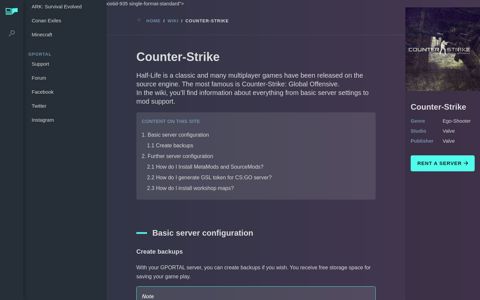 Counter-Strike Server Settings incl. CS:GO - GPORTAL Wiki