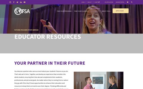 Educator Resources - IFSA - IFSA-Butler