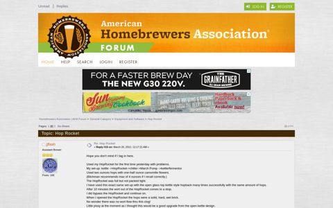 Hop Rocket - American Homebrewers Association