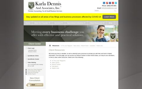 Client Resources - Karla Dennis And Associates, Inc.