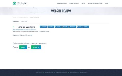 Website Review | Zabang