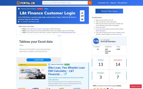 L&t Finance Customer Login - Portal-DB.live
