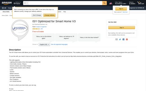 ISY Optimized for Smart Home V3: Alexa Skills - Amazon.com