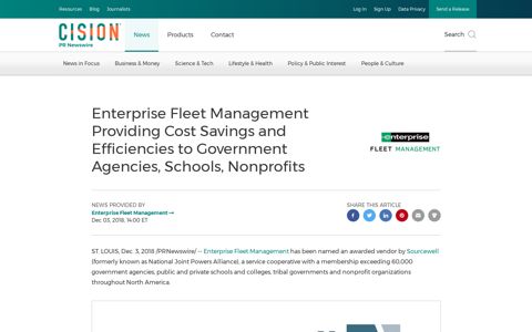 Enterprise Fleet Management Providing Cost Savings and ...