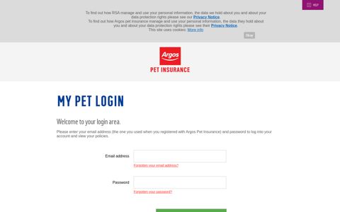 Argos Pet Insurance - Pet Insurance Quote