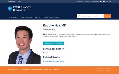 Eugene Han, MD | Englewood Health