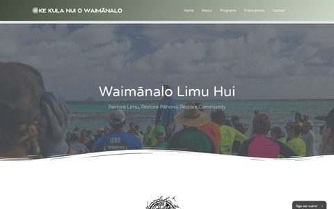 Limu – Ke Kula Nui O Waimanalo